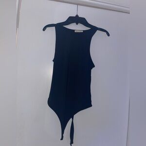Open Edit Black Body Suit